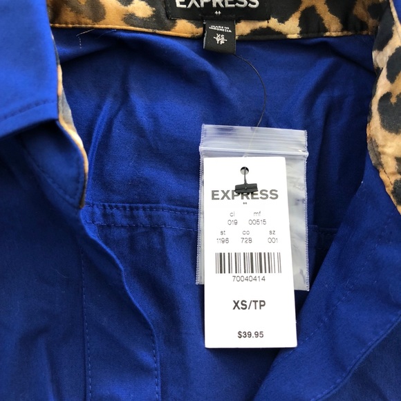 NWT Express button down top - Picture 2 of 3